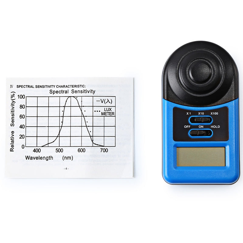 WHDZ LX1010A Digital 200,000 Lux Meter Illuminometer Photometer Lux Meter Light Meter