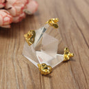 Small Feng Shui Egypt Egyptian Crystal Clear Pyramid REIKI Healing Prizms Room Decorations