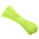 20MGreen Reflective Car Luggage Rop Camping Tent Rope Guy Line Camping Cord Paracord