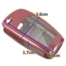 Full-Protective TPU Remote Key Cover Fob with Keypad Film For Audi A1 A3 A4 S3 S4 S5