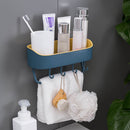 Multifunctional Free-Perforated Wall Hanging Large Space Storage Baskets with Removable Hook
