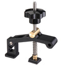 Drillpro Aluminum Alloy Woodworking Adujust Foot Quick Acting Hold Down Clamp T-Slot T-Track Miter Track Clamp Set