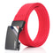 TUSHI 125cm Thick Nylon Belt Quick Release Metal Buckle Business Tactical Belt