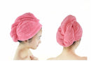Honana BX-577 Bathroom Coral Elastic Band Quick Drying Bath Towel Hair Drying Cap Salon Spa Towel