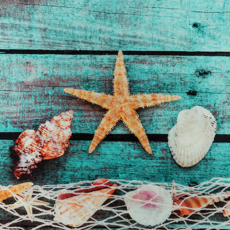 40x60cm Kitchen Bedroom Bathroom Non-Slip Carpet Wood Starfish Pedestal Rug Floor Mat