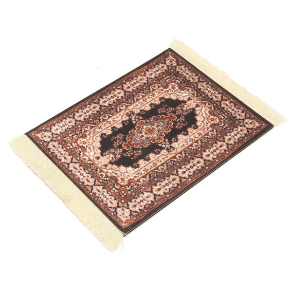 28cm x 18cm Cotton Bohemia Style Persian Rug Mouse Pad For Desktop PC Laptop Computer