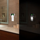 LUSTREON AC110-125V 15A Duplex Decor USB Nightlight Outlet Wall Plate Cover for Light Switches