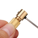 Drillpro 8pcs 0.5-3mm Small Electric Drill Bit Collet Twist Drill Chuck Tool for 3.17/5.05mm Shank