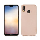 Carbon Fiber Shockproof Soft TPU Back Protective Case For Huawei P20 Lite