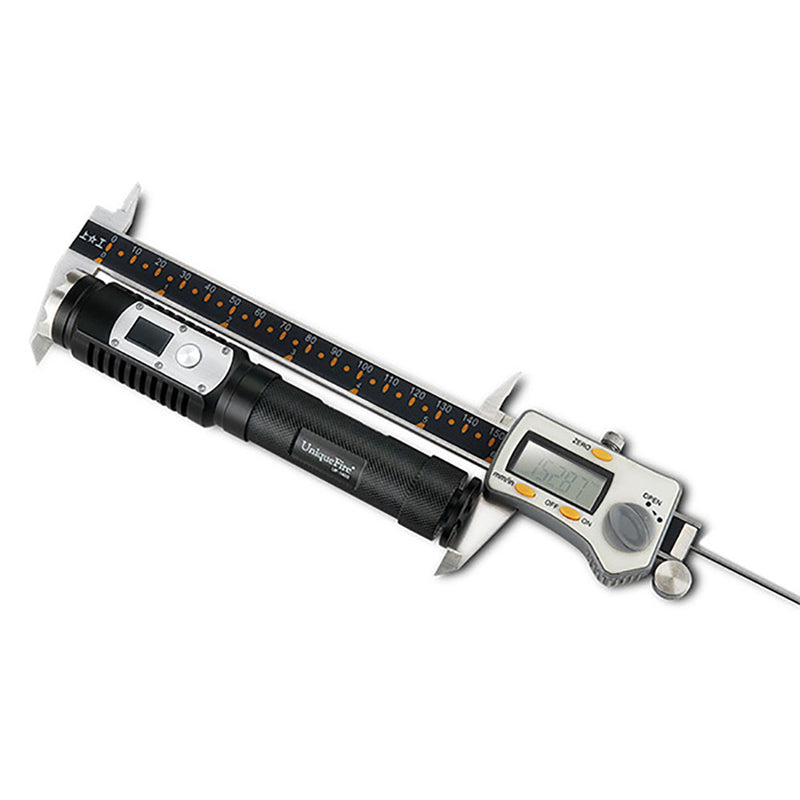 UniqueFire UF-1403 L2 1200LM Self-defense Digital Dispaly Brightness LED Flashlight