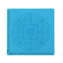D-Type Blue 3D Printing Pen Drawing Tools Silicone Design Mat with Basic Template + 2pcs Insulation Silicone Finger Caps Kit