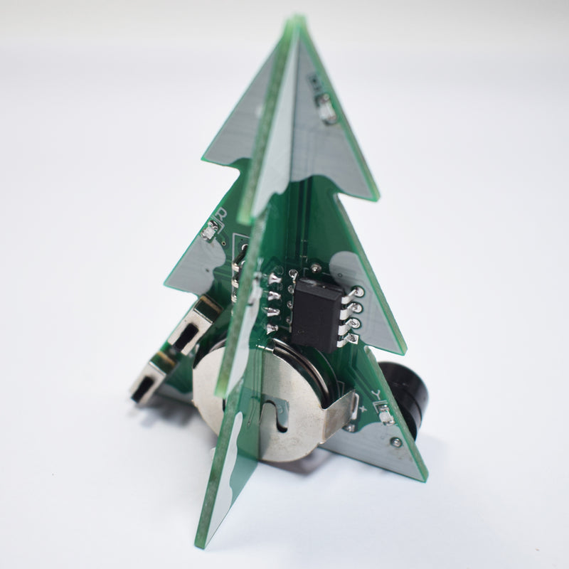 10pcs Geekcreit Colorful 3D Mini SMD PCB Stereo Christmas Tree DIY Music Kit