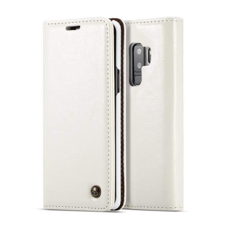 Caseme Wallet Kickstand Protective Case For Samsung Galaxy S9 Plus Magnetic Flip Card Slots