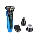 Multi Function Electric Shaver 4D Three Head Floating Water Wash Shaver Charging Men's Shaver Razor