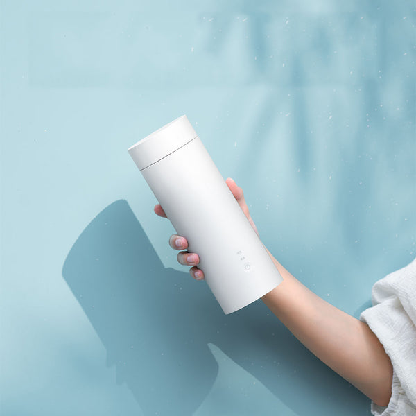 VIOMI YM-K0401 400ML/300W Portable Electric Heating Bottle For Travel Stainless Steel Water Bottle Intelligent Temperature Control From Xiaomi Youpin