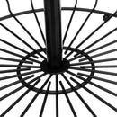 30cm Kitchen Restaurant Fruit Vegetable Basket 2 Tier Iron Rack Storage Organizer Stand Holder