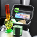 8Pcs/set Portable S moking Pipes Bag Set (Silicone Pipes + Four-layer T obacco Grinders Crusher Box + Glass Bottle + Silicone Oil Box + Acrylic S moking Pipe + Filter Paper+Bag)