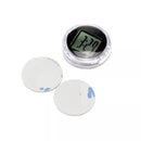 5 Pcs Mini Digital Thermometer Celsius Waterproof Stick-On Motorbike Mount Digital Thermometer - Black