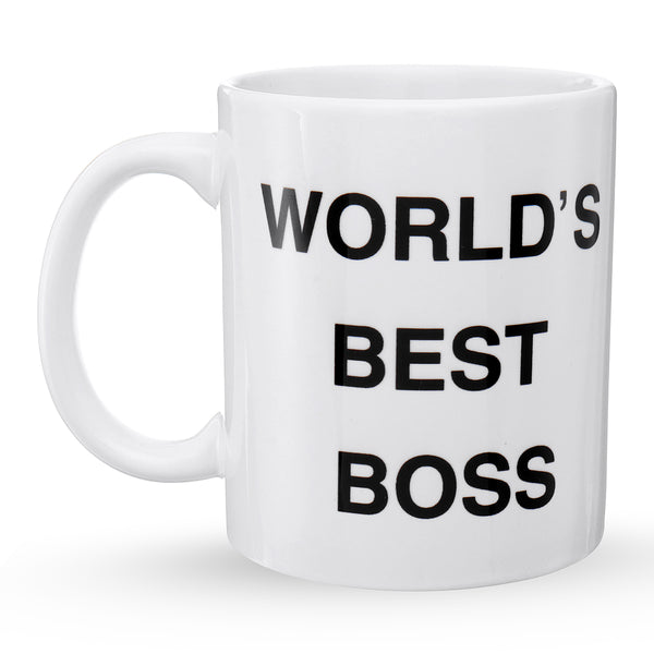 WORLD'S BEST BOSS" Cup Funny Coffee Mug Mugs Cup Gift Present Office Coffee Soup Tea Cup Gift