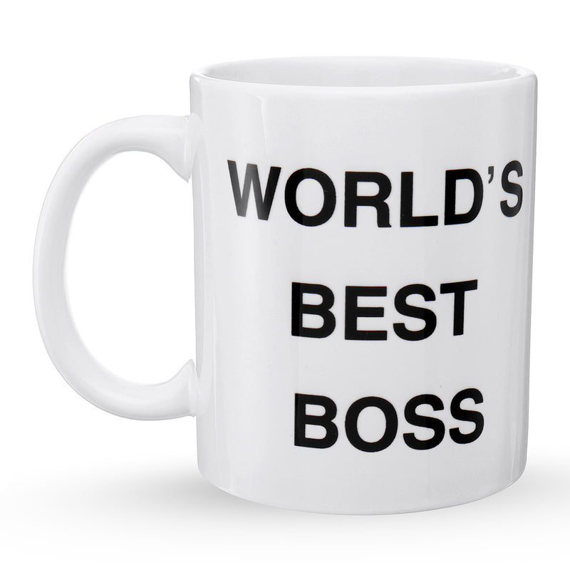 WORLD'S BEST BOSS" Cup Funny Coffee Mug Mugs Cup Gift Present Office Coffee Soup Tea Cup Gift
