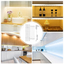 4PCS 30CM Waterproof 3528 SMD Flexible LED Cabinet Strip Light TV Backlighting + EU Plug Power Adapter