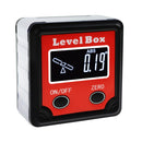 Digital Level Angle Finder Bevel Box Magnetic Base 360 (4 x 90) Inclinometer Protractor Gauge Tilt Direction Indicator