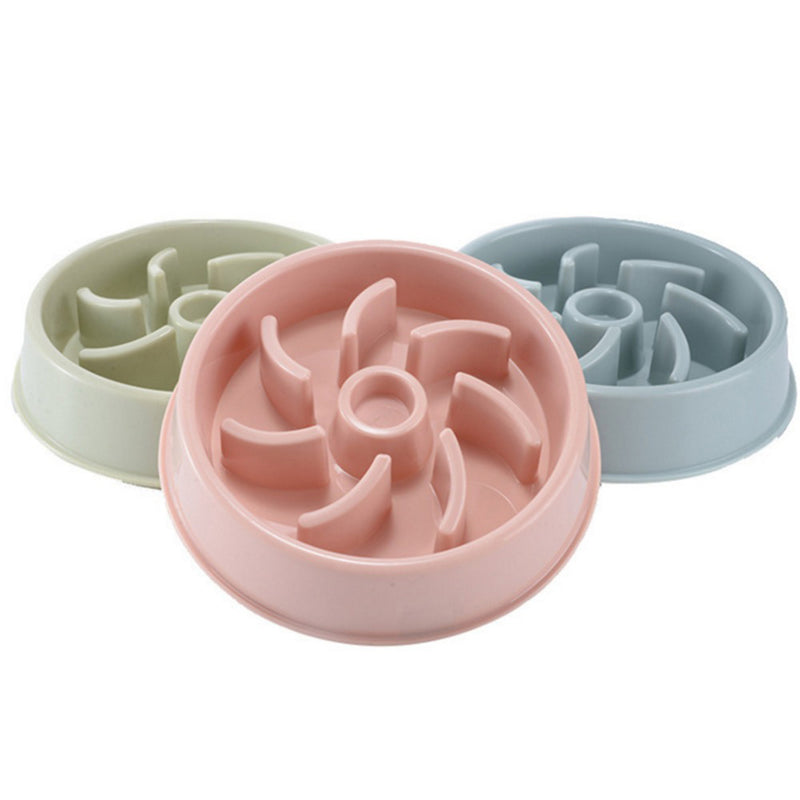 Pet Dog Cat Slow Eat Bowl Puppy Feeder Eat Bowl Health Diet Obesity Supplies