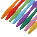 8 Pcs Crochet Hooks Ergonomic Grip Crochet Hooks Set Bright and Fun Colors 8 Sizes