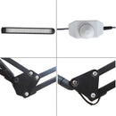 6W 28 LED Flexible Dimmable USB Desk Table Lamp Reading Light with Clip Eye Protection DC5V