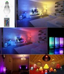 Dimmable 3W E27 LED RGB Magic Light Bulb 16 Colors Changing with Remote Control AC85-265V