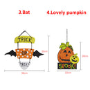 Halloween Spoof Hanging Decorations Pumpkin Ghost Skull Witch Door Hanger Halloween Supplies