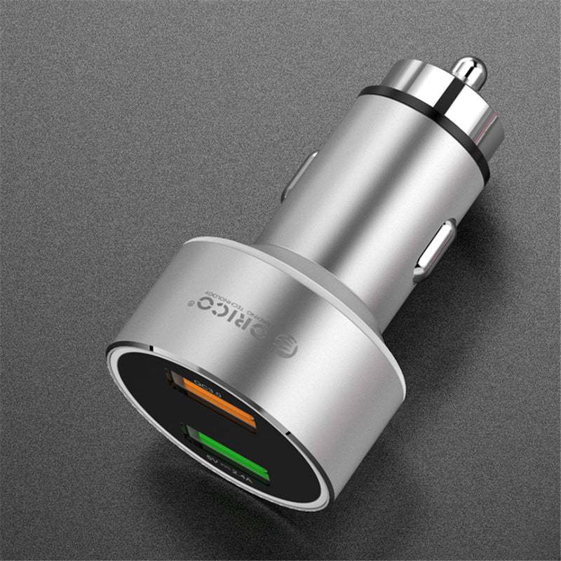 ORICO 30W QC3.0 Dual USB Port Fast Charging USB Car Charger For iPhone XS X Max 11 Pro Huawei P30 Pro Mate 30 Xiaomi Mi9 9Pro S10+ Note10