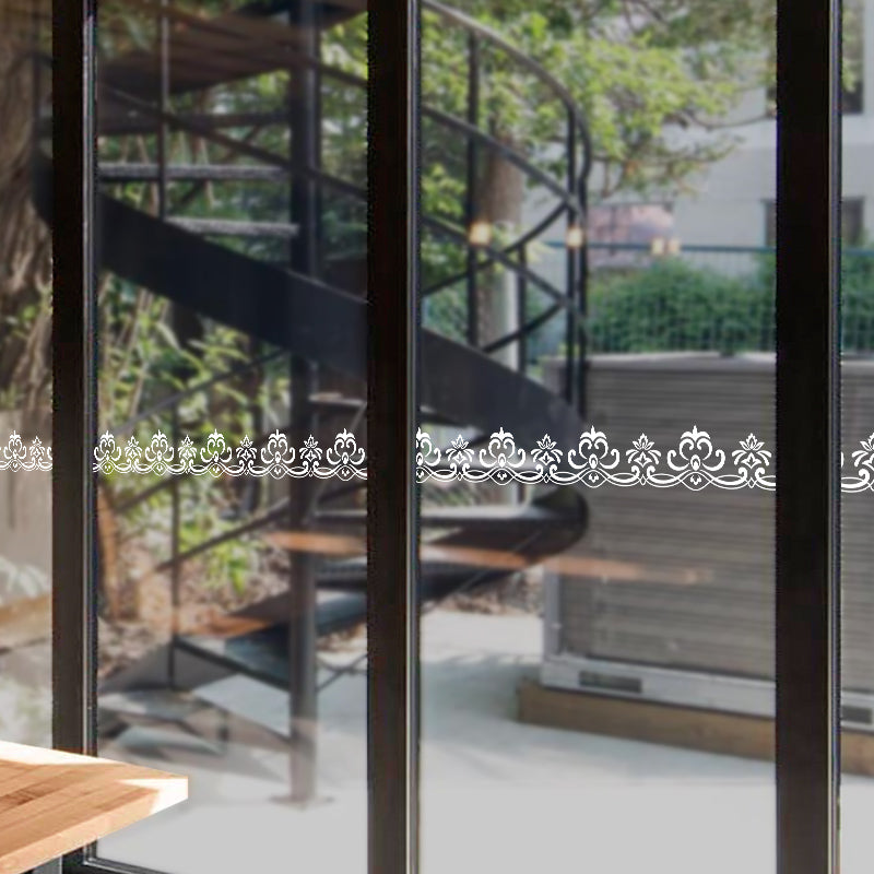 Miico XL5011 Window Lace Sticker Mirror Sticker Modern Glass Sticker Store Decoration Sticker Wall Sticker