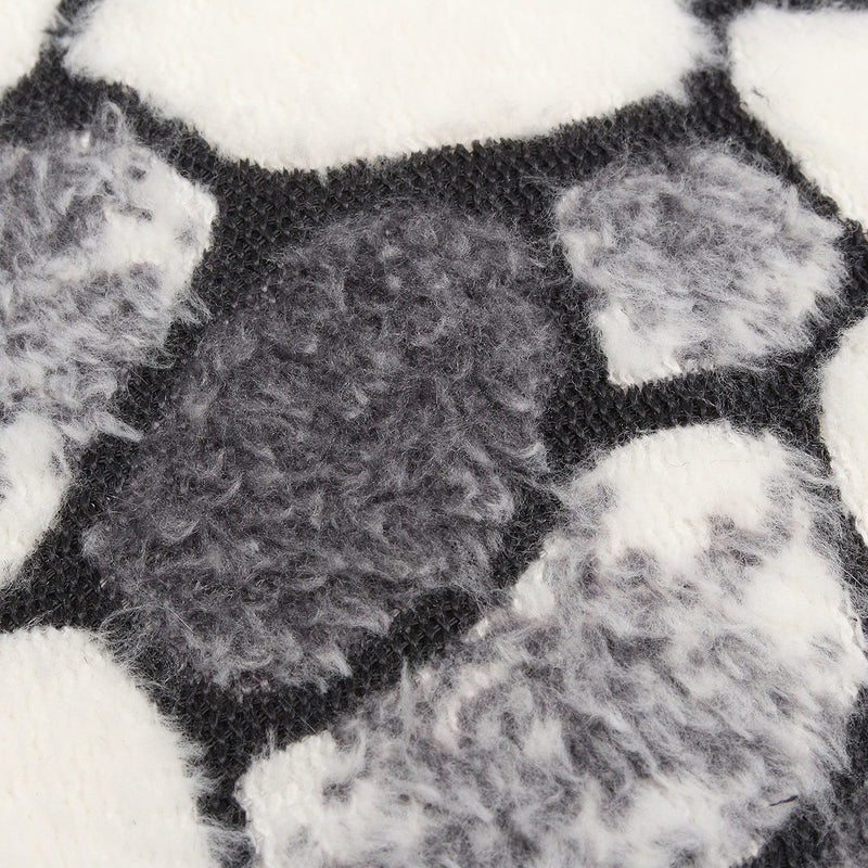 3Pcs Stone Pattern Washable Anti-Slip Soft Bathroom Pedestal Rug Toilet Lid Cover Bathroom Floor Mat Set