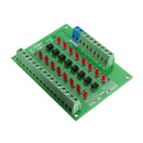 8 Channel 12V To 3.3V Optocoupler Isolation Module PLC Signal Level Voltage Conversion Board