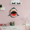 Creative Wooden Hang Clock Shark Shape Wall Watch Silent Mute Clock for Kids Bedroom Wall Decoration Wall Clock