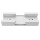 4pcs 80mm T-track Connector T-slot Miter Track Jig Fixture Slot Connector For Router Table