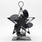 4-Blade Heat Powered Stove Fan for Wood/Log Burner/Fireplace Increases More Warm Air Eco-Friendly Household Fireplace Fan