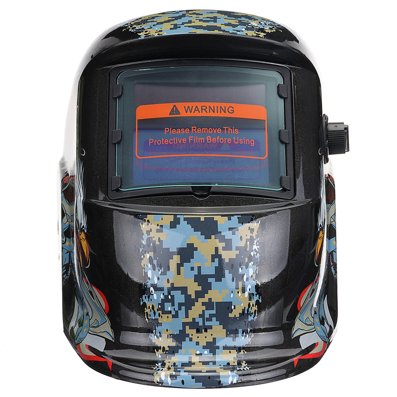 Solar Power Automatic Dimming Welding Helmet Welder Mask with Head Band