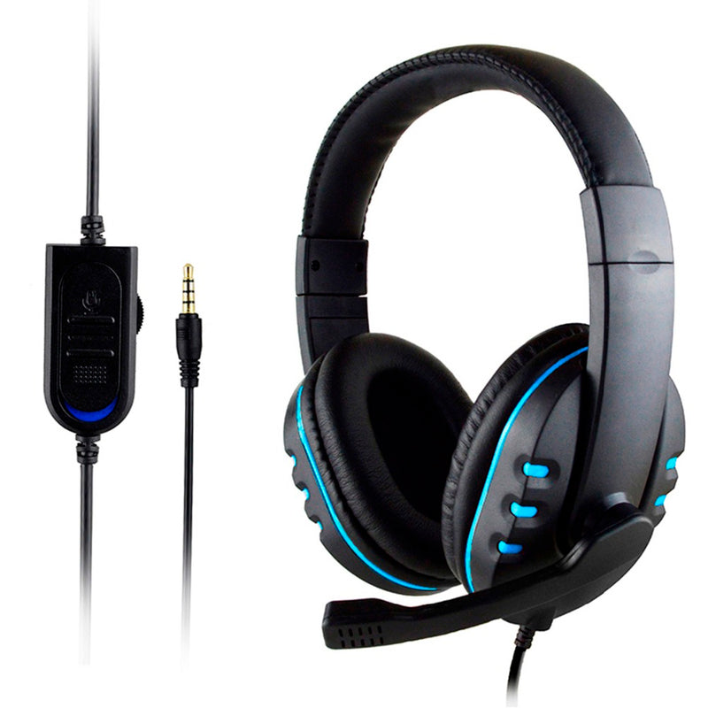 3.5mm + USB Wired Gaming Headphone Heavy Bass Headset for PS4 / XBOX - ONE / PC Professional Computer Gamer