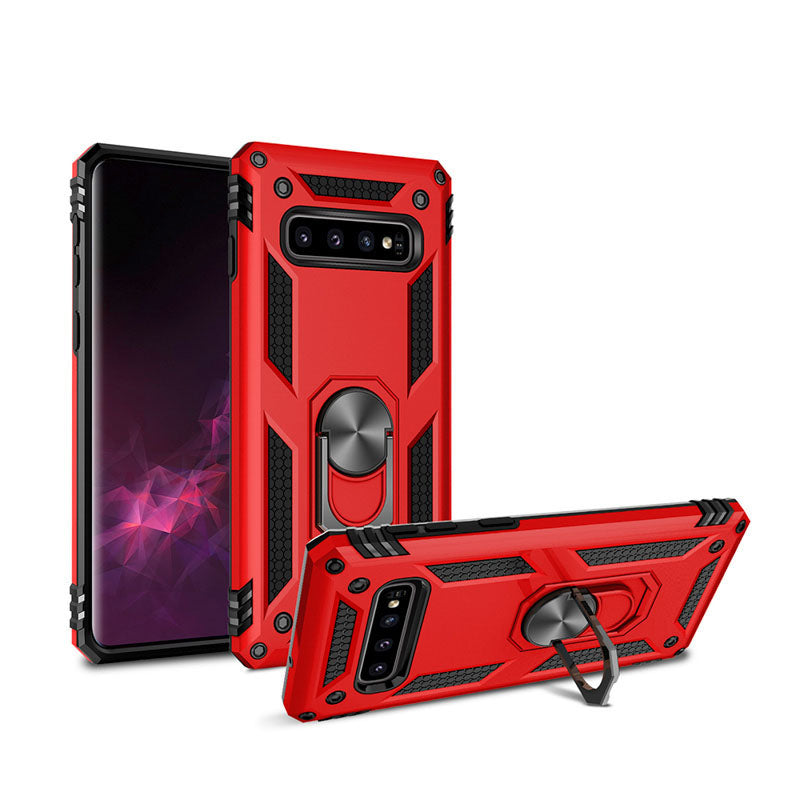 Bakeey Armor Shockproof Ring Grip Stand Protective Case For Samsung Galaxy S10 Plus
