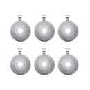 31Pcs/Set 5 Styles Pendant Trays Set DIY Jewelry Bezel Making Crystal Bracelet Pendant Silicone Resin Mould Jewelry Casting Molds Kit Vintage Base