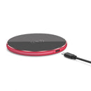 Ultra Thin Qi Wireless Charger Metal Round Pad for iPhone 8 Plus Samsung 8 Xiaomi Huawei