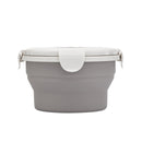 Jordan&Judy 1Pcs Folding Cup Silicone Lunch Box Meal Bowl Food Container Camping Picnic