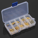 Suleve M2BT1 270Pcs M2 Male Female Knurled Brass Round Thread Column Standoff Spacer Pillar PCB Board Assortment