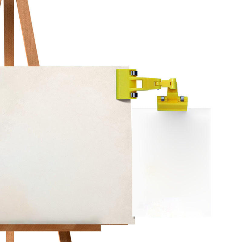 Double Head Rotatable Picture Copy Holder Painting Clip Clamp for Artist Easels Sketch Drawing Boards Bendable Sketchpad Binder Clips