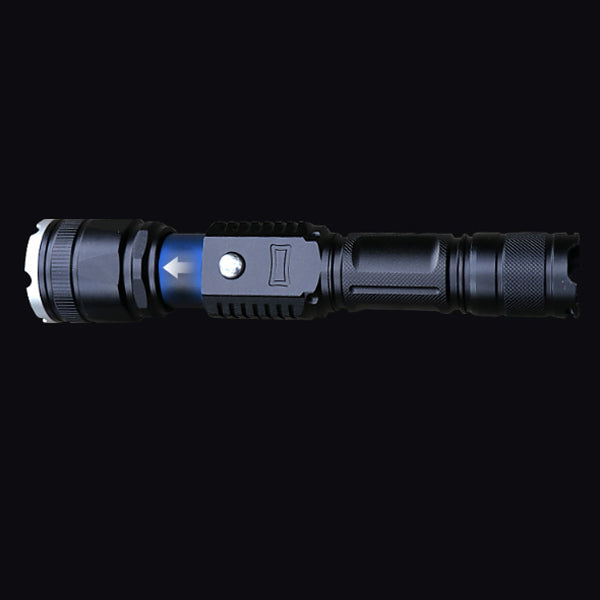 XANES T6 Zoomable LED Flashlight US Plug DC Rechargeable 5 Modes Waterproof Hunting Work Light With 18650 Battery Flashlight Led Flashlight 18650 Flashlight Torch