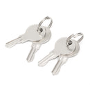 2Pcs Stainless Steel Paddle Door Lock Handle Truck Box Trailer Latch With Key