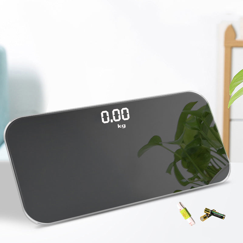 KCASA 0506 LED Weight Scale Mirror Surface Scales Household Electronic Scale Mini Health-Moniroring Scales