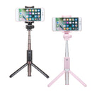 Dispho Universal bluetooth Shutter 360 Degree Rotation Extendable Selfie Stick Phone Tripod Mount Monopod